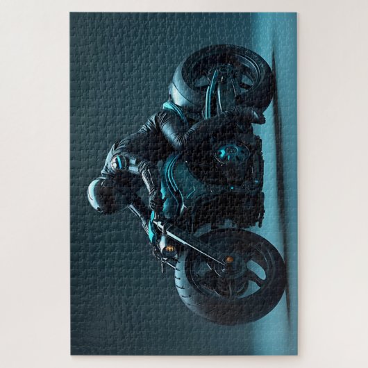 futuristische motor legpuzzel (Verticaal)