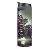 Futuristische motorfiets met LED-verlichting Thermosbeker (Geroteerd rechts)