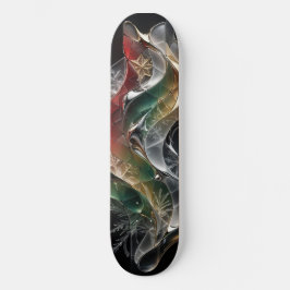 Futuristische mozaïekkolomskateboard persoonlijk skateboard