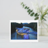 Futuristische Murinsel (Mur Island), Graz, Oostenr Briefkaart (Staand voorkant)