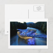 Futuristische Murinsel (Mur Island), Graz, Oostenr Briefkaart (Voorkant / Achterkant)