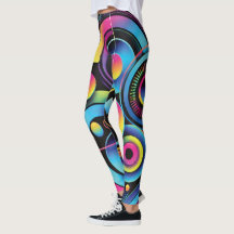 Futuristische Neon Abstracte Dames