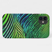 Futuristische neon groene strepen  Case-Mate iPhone case (Achterkant (horizontaal))