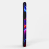 Futuristische neon laser lichtbundels monogram Case-Mate iPhone case (Achterkant/rechts)