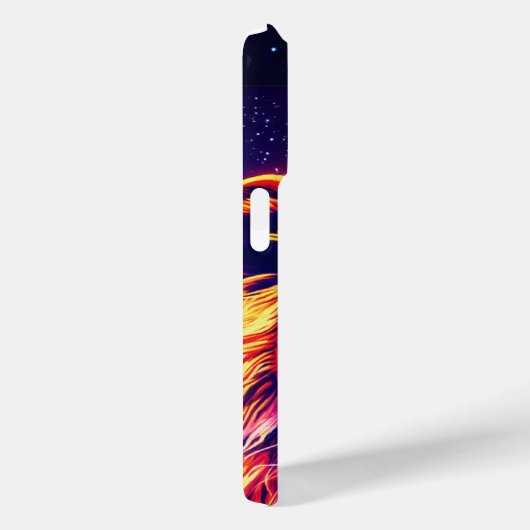 Futuristische Neon Leeuwin Hemelse Telefoonhoes Case-Mate iPhone Case (Achterkant / Rechts)