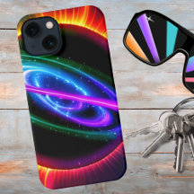 Futuristische neonneonnevel