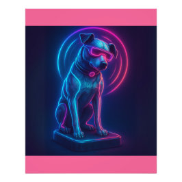 Futuristische Nipper RCA Victor Dog Foto Afdruk