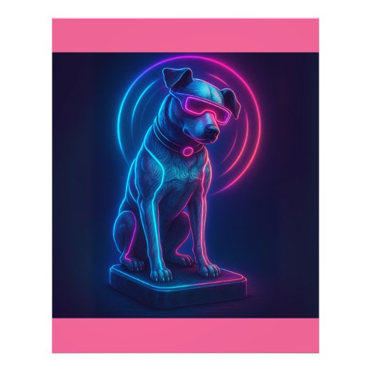 Futuristische Nipper RCA Victor Dog Foto Afdruk (Voorkant)