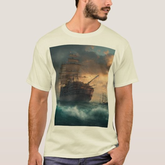 Futuristische Ocean Titans: De evolutie van het sc T-shirt (Voorkant)