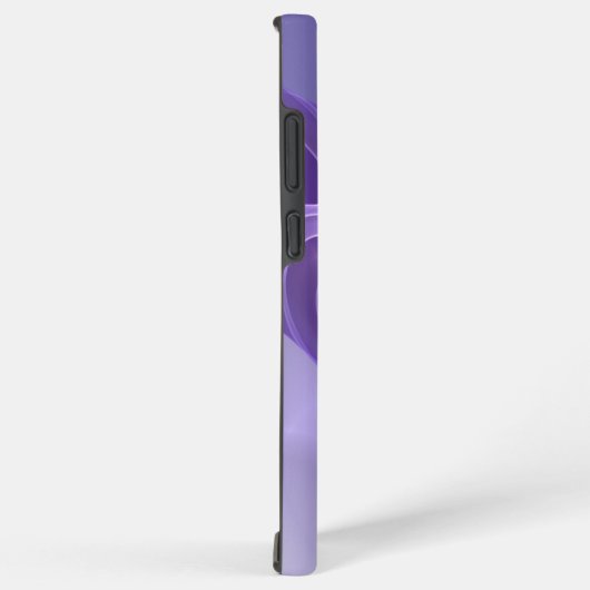 Futuristische Paarse Vortex Neon Abstract Hoesje Samsung Galaxy Hoesje (Rechterkant)