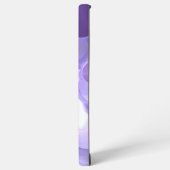 Futuristische Paarse Vortex Neon Abstract Hoesje Samsung Galaxy Hoesje (Linkerkant)