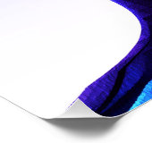 Futuristische Pixel Art Portrait – Digitaal Abstra Perfect Poster (Hoek)