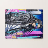 Futuristische Pop Star 0001 Legpuzzel (Horizontaal)