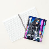 Futuristische Pop Star 0001 Notitieboek (Binnen)