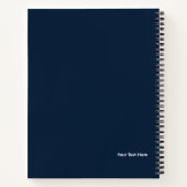 Futuristische Pop Star 0001 Notitieboek (Achterkant)