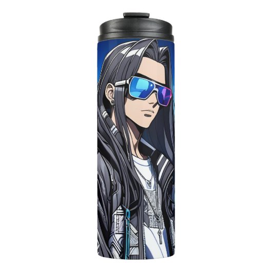 Futuristische Pop Star 0001 Thermosbeker (Voorkant)
