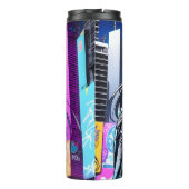 Futuristische Pop Star 0001 Thermosbeker (Achterkant)
