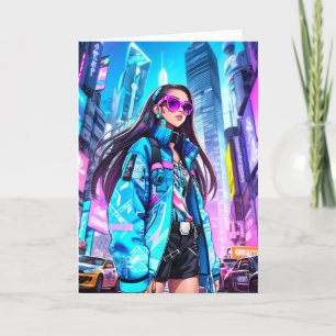 Futuristische Pop Star 0002 Kaart