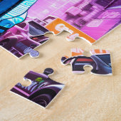 Futuristische Pop Star 0002 Legpuzzel (Zijkant)