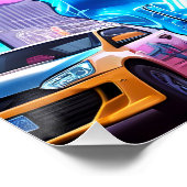 Futuristische Pop Star 0002 Perfect Poster (Hoek)