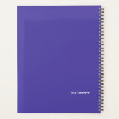 Futuristische Pop Star 0002 Planner (Achterkant)