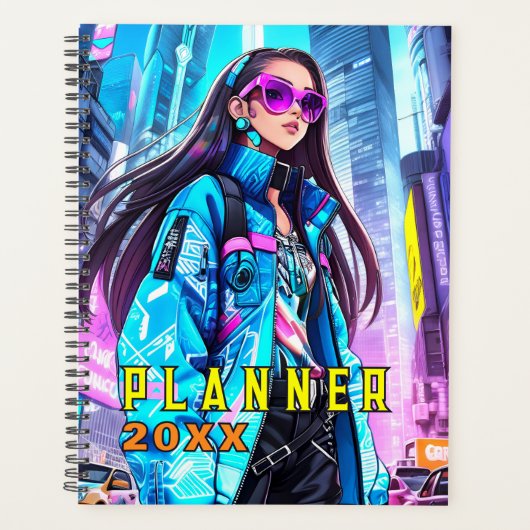 Futuristische Pop Star 0002 Planner (Voorkant)