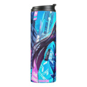 Futuristische Pop Star 0002 Thermosbeker (Gedraaid links)