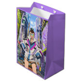 Futuristische Popster 0003 Medium Cadeauzakje (Achterkant Gekanteld)