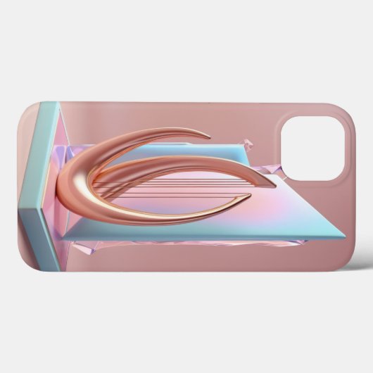 Futuristische prijs Case-Mate iPhone case (Achterkant (horizontaal))