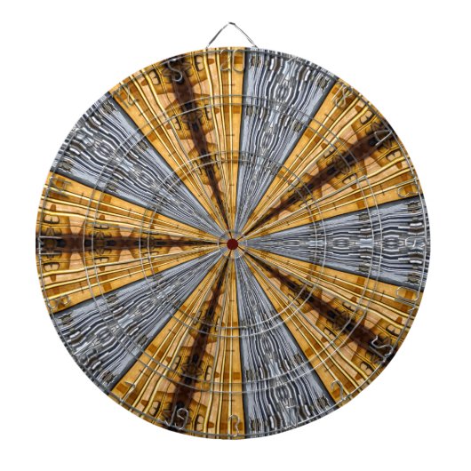Futuristische primitieve dartbord (Voorkant)