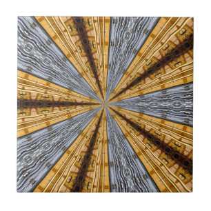 Futuristische primitieve tegeltje