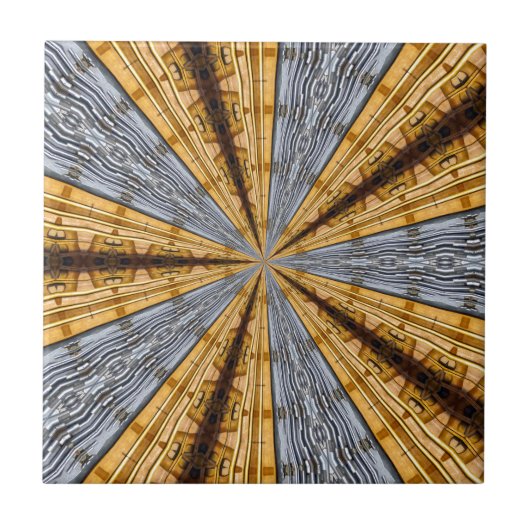 Futuristische primitieve tegeltje (Voorkant)