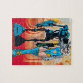 Futuristische puzzel met Gift Box (Horizontaal)