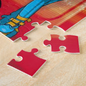 Futuristische puzzel met Gift Box (Zijkant)