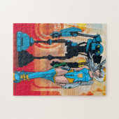 Futuristische puzzle legpuzzel (Horizontaal)