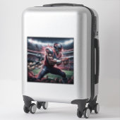 Futuristische Quarterback Showdown Sticker (Koffer)