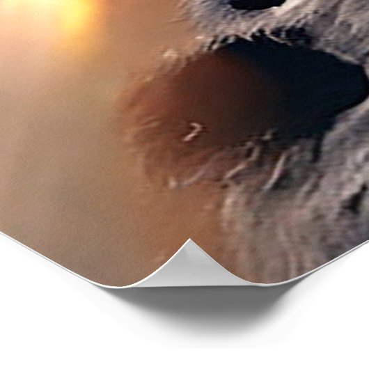 futuristische raket poster (Hoek)