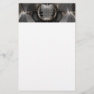 Futuristische rasterachtergrond briefpapier