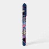 Futuristische Retro Arcade in de Buitenruimte iPhone Hoesje (Rechterkant)