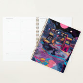 Futuristische Retro Arcade in de Buitenruimte Planner (Display)