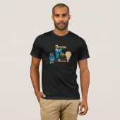 Futuristische Robot "Droom Groot 2026" Tech Bella+ T-shirt (Voorkant volledig)