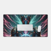 Futuristische Robot Kosmische Kern Cyberpunk Bureaumat (Keyboard & Muis)