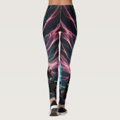 Futuristische Robot Kosmische Kern Cyberpunk Leggings (Achterkant)