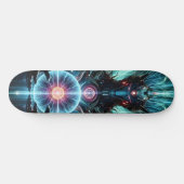 Futuristische Robot Kosmische Kern Cyberpunk Persoonlijk Skateboard (Horizontaal)
