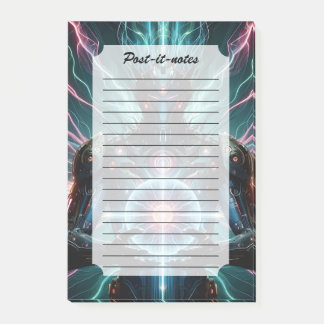Futuristische Robot Kosmische Kern Cyberpunk Post-it® Notes