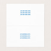 Futuristische robot voor het reinigen van wollen visitekaartje (Binnenkant ongevouwen)