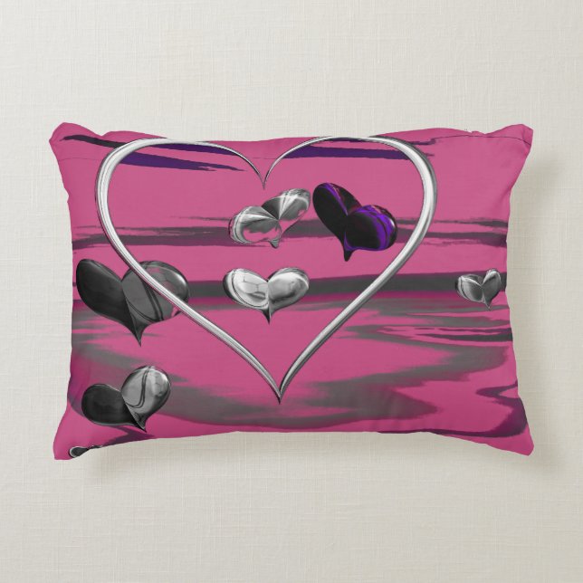 futuristische Romance Accent Kussen (Voorkant)