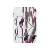 futuristische Romance Badmat (Voorkant Verticaal)