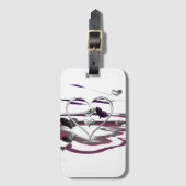 futuristische Romance Bagagelabel (Voorkant (verticaal))