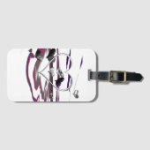 futuristische Romance Bagagelabel (Voorkant (horizontaal))